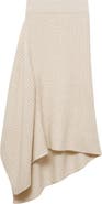 MANGO Granado Asymmetric Rib Sweater Skirt