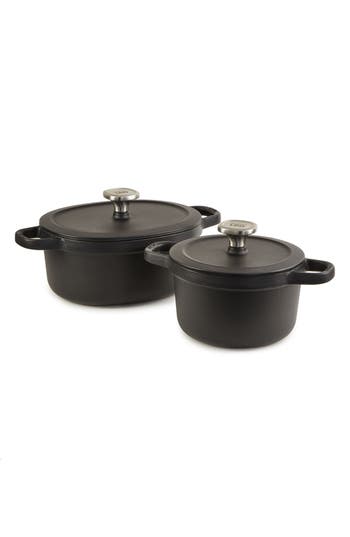 Berghoff Leo Graphite 4-piece Cookware Set In Black