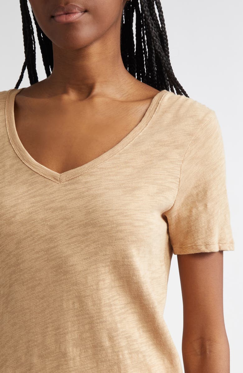 ATM Anthony Thomas Melillo V-Neck Slub Cotton T-Shirt, Alternate, color,