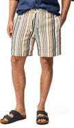 Rodd & Gunn Gifford Stripe Cotton Blend Drawstring Shorts