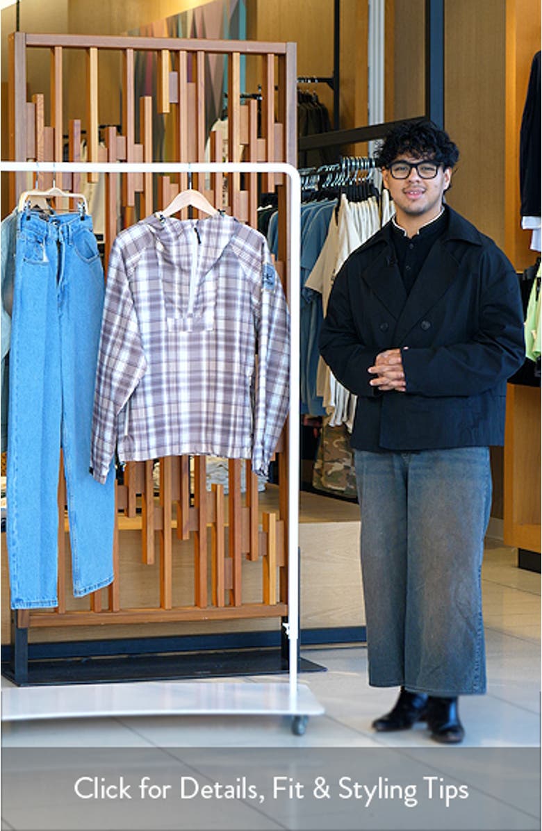 Equipment Plaid Nylon Ripstop Hooded Anorak, sales video thumbnail