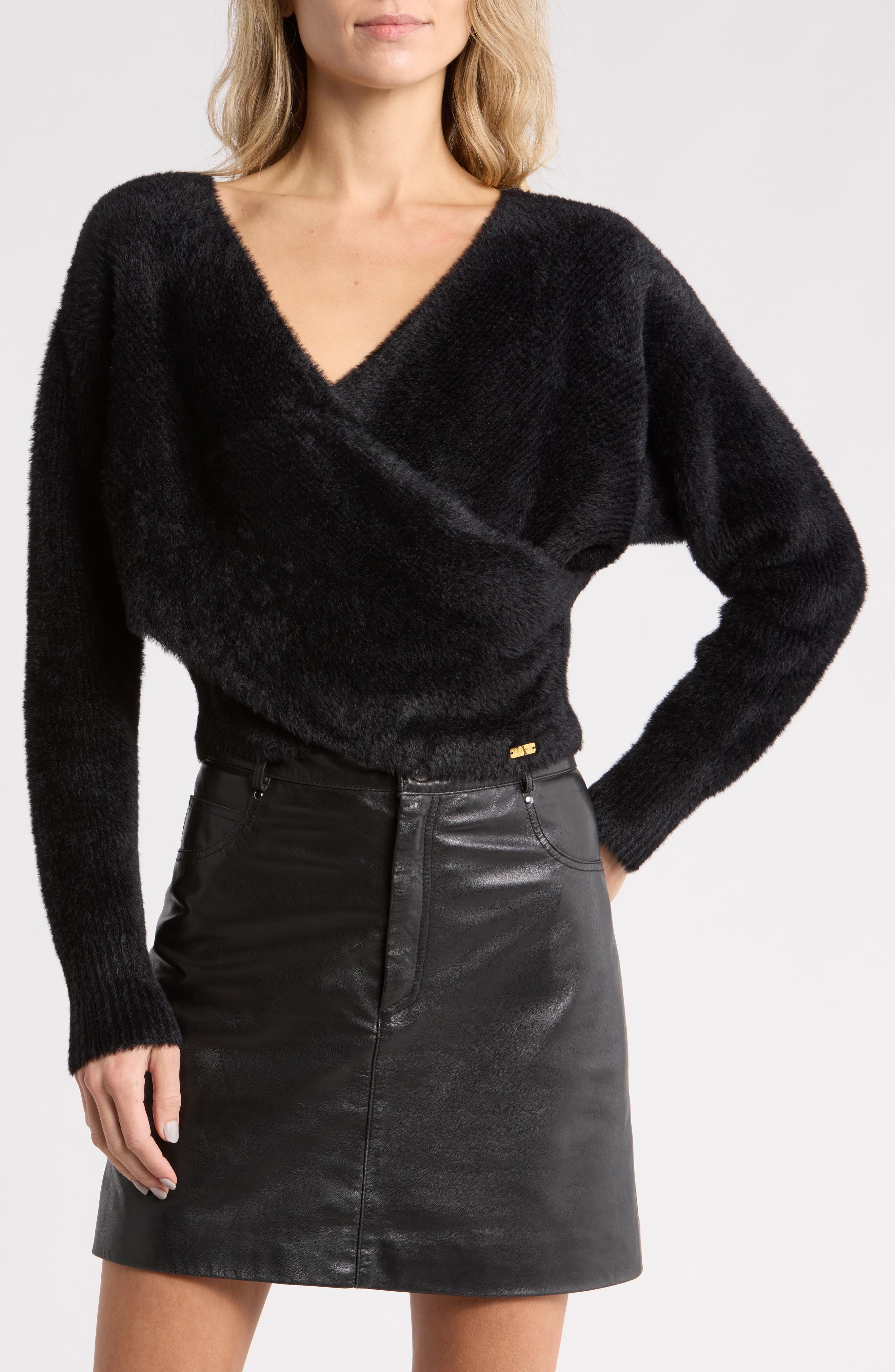 Antonella Surplice Sweater