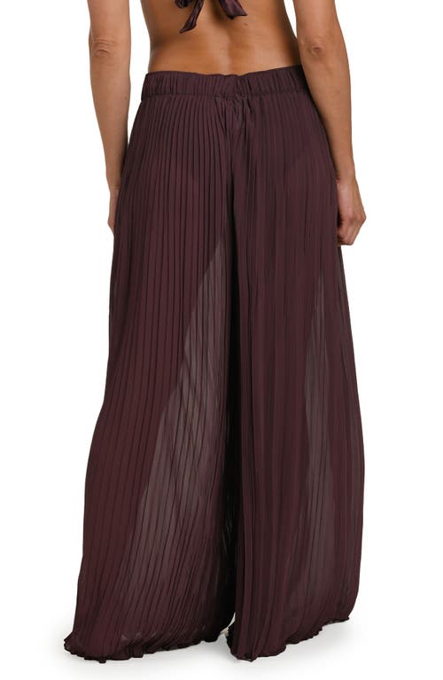 La Blanca Sunbeams Pleat Cover-up Pants In Brown