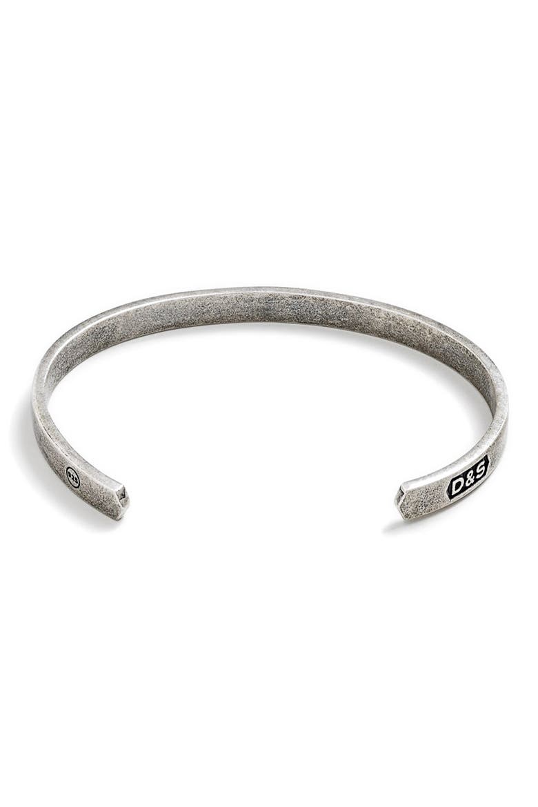 Men's Sterling Silver Bracelet, Alternate, color, TURQUOISE