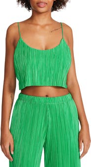 Steve Madden Gianna Plissé Crop Top