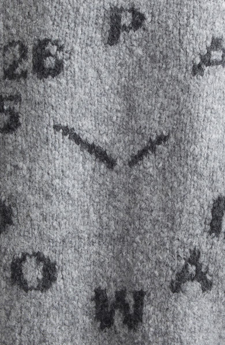 Paloma Wool Clock Intarsia Wool
Alpaca Blend Sweater, Alternate, color, Grey