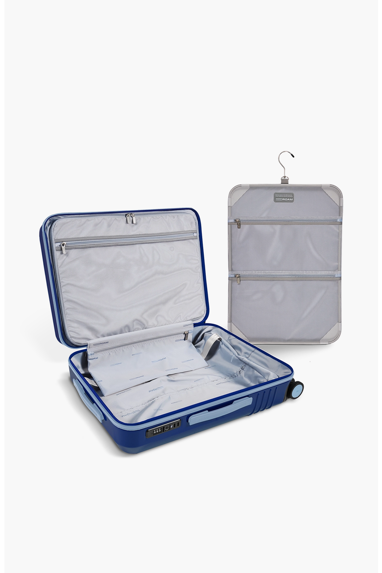 Carry-On Luggage, Alternate, color, Navy Gloss / Slate Trim