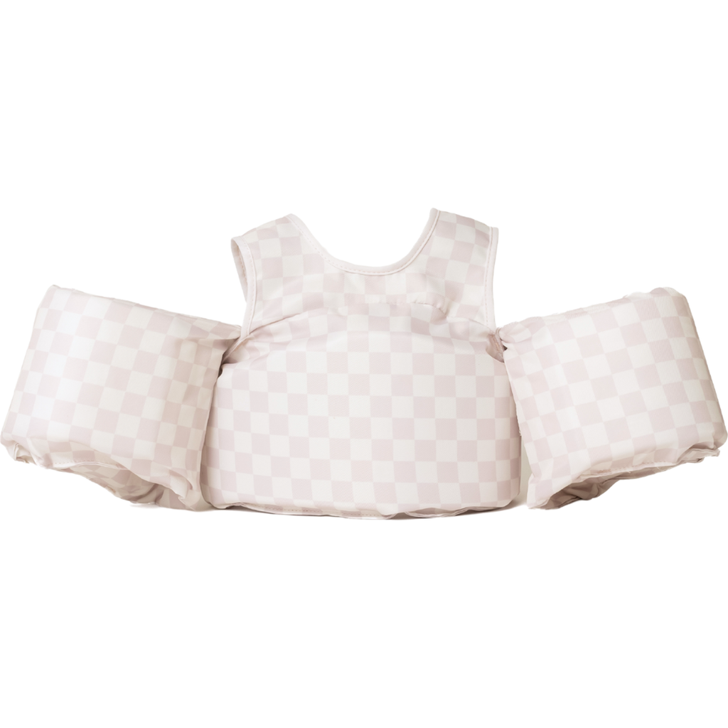 dripfloats Kids Float in Neutral Checkered  product