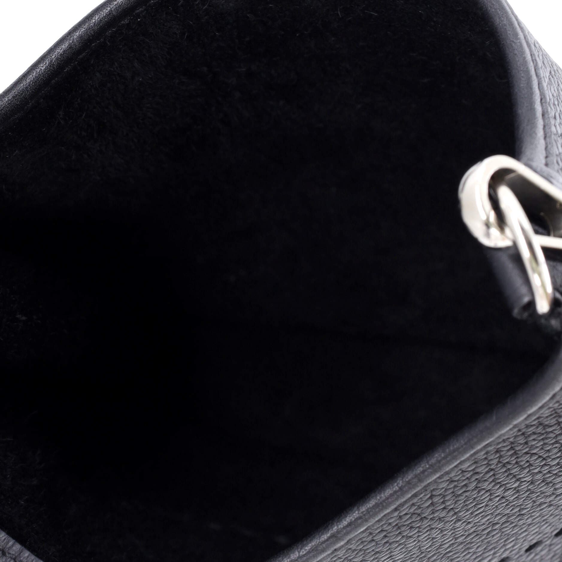 Pre-Owned Hermes Evelyne Bag Gen III Clemence TPM, Alternate, color, Noir