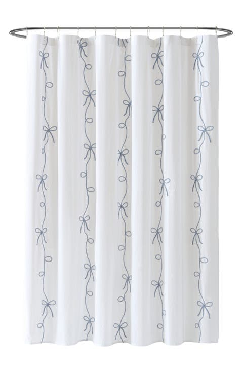 Sasha Bows Shower Curtain