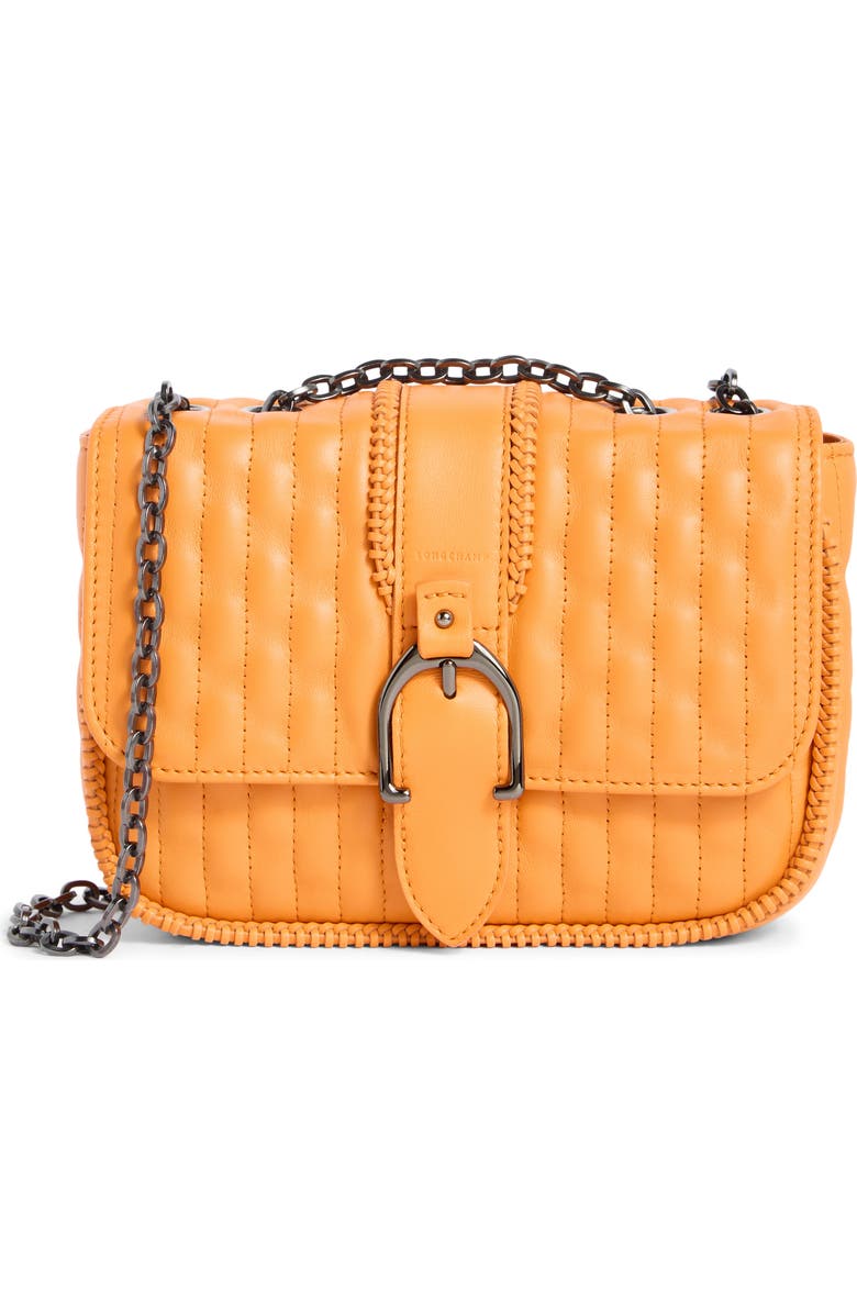 Longchamp X-Small Crossbody Bag, Main, color, Orange