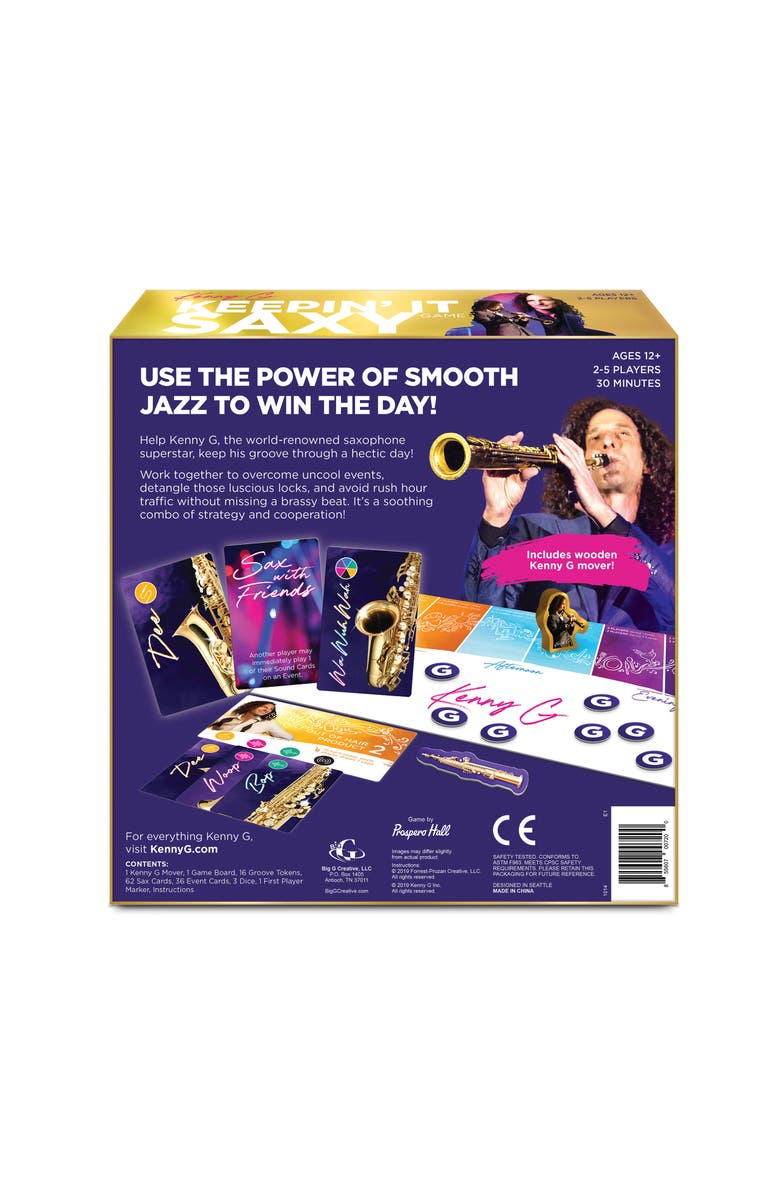 Big G Creative Kenny G Keepin It Saxy Game, Alternate, color, Multicolored