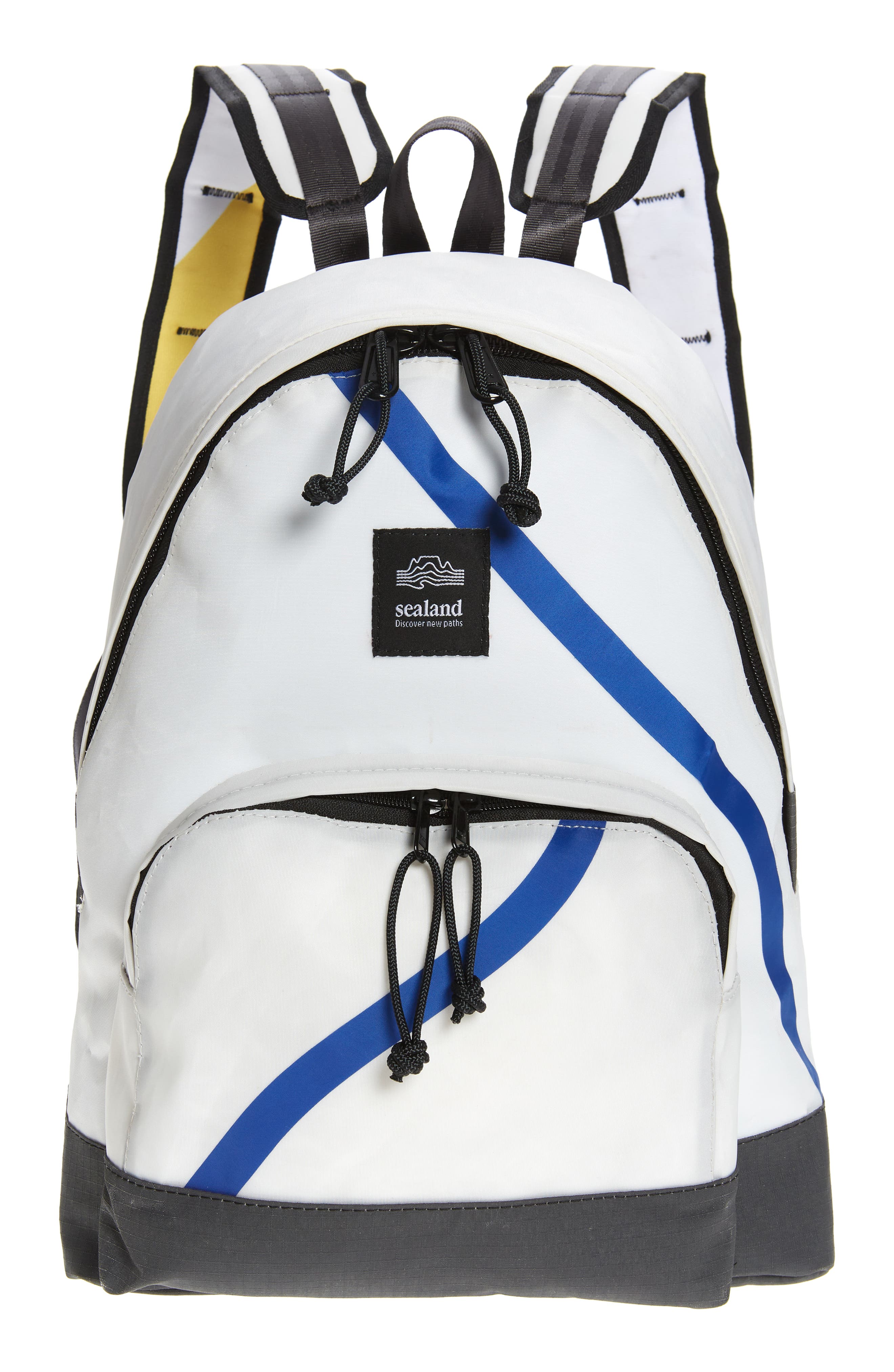 Archie Backpack, Main, color, WHITE/ BLUE/ CHARCOAL