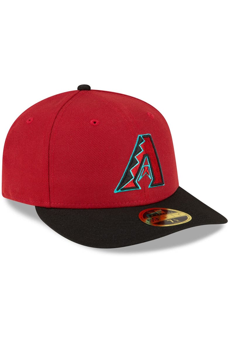 Men's New Era  Red/Black Arizona Diamondbacks Home Authentic Collection On-Field Low Profile 59FIFTY Fitted Hat, Alternate, color, Red