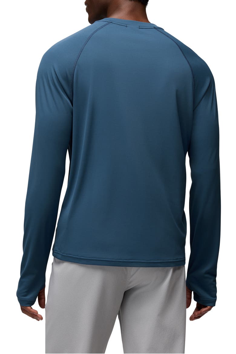Sol Shade Long Sleeve Performance T-Shirt, Alternate, color, BLUFF BLUE
