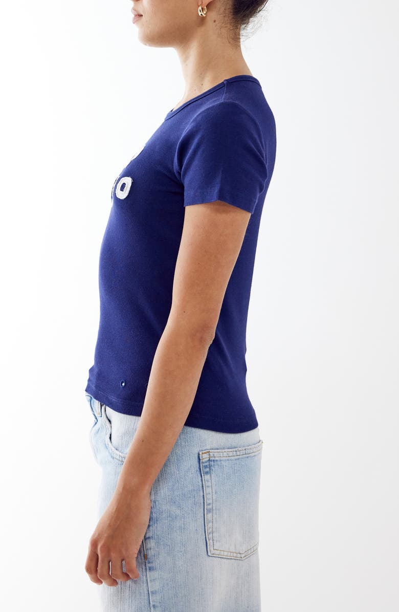 BDG Urban Outfitters NYC 1990 Appliqué Cotton Graphic Baby Tee, Alternate, color,