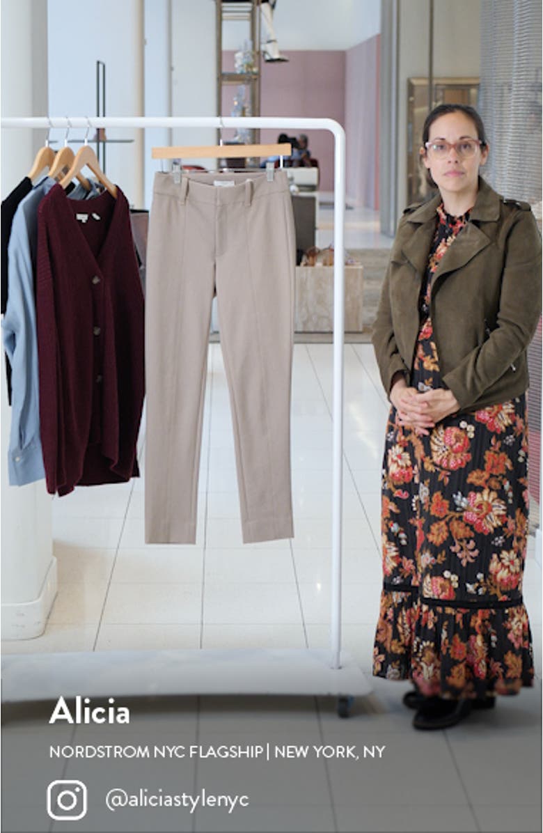 High Waist Crop Cigarette Pants, sales video thumbnail