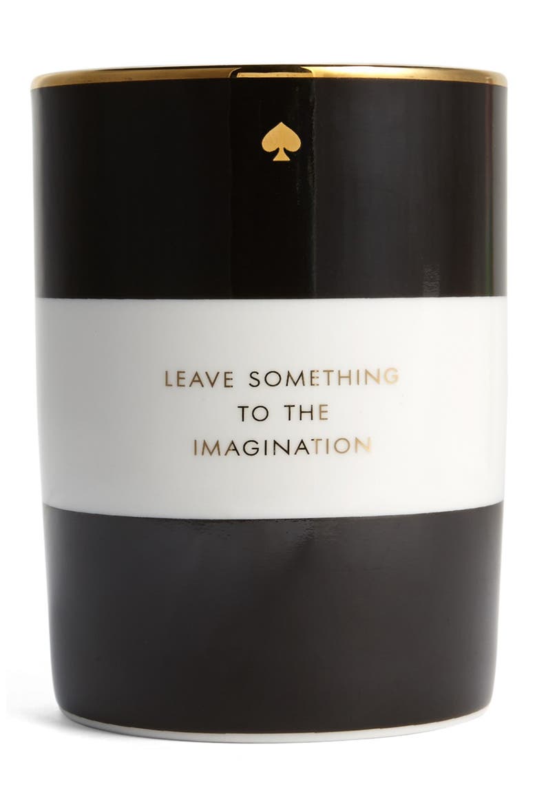 'imagination' scented candle, Main, color, BLACK