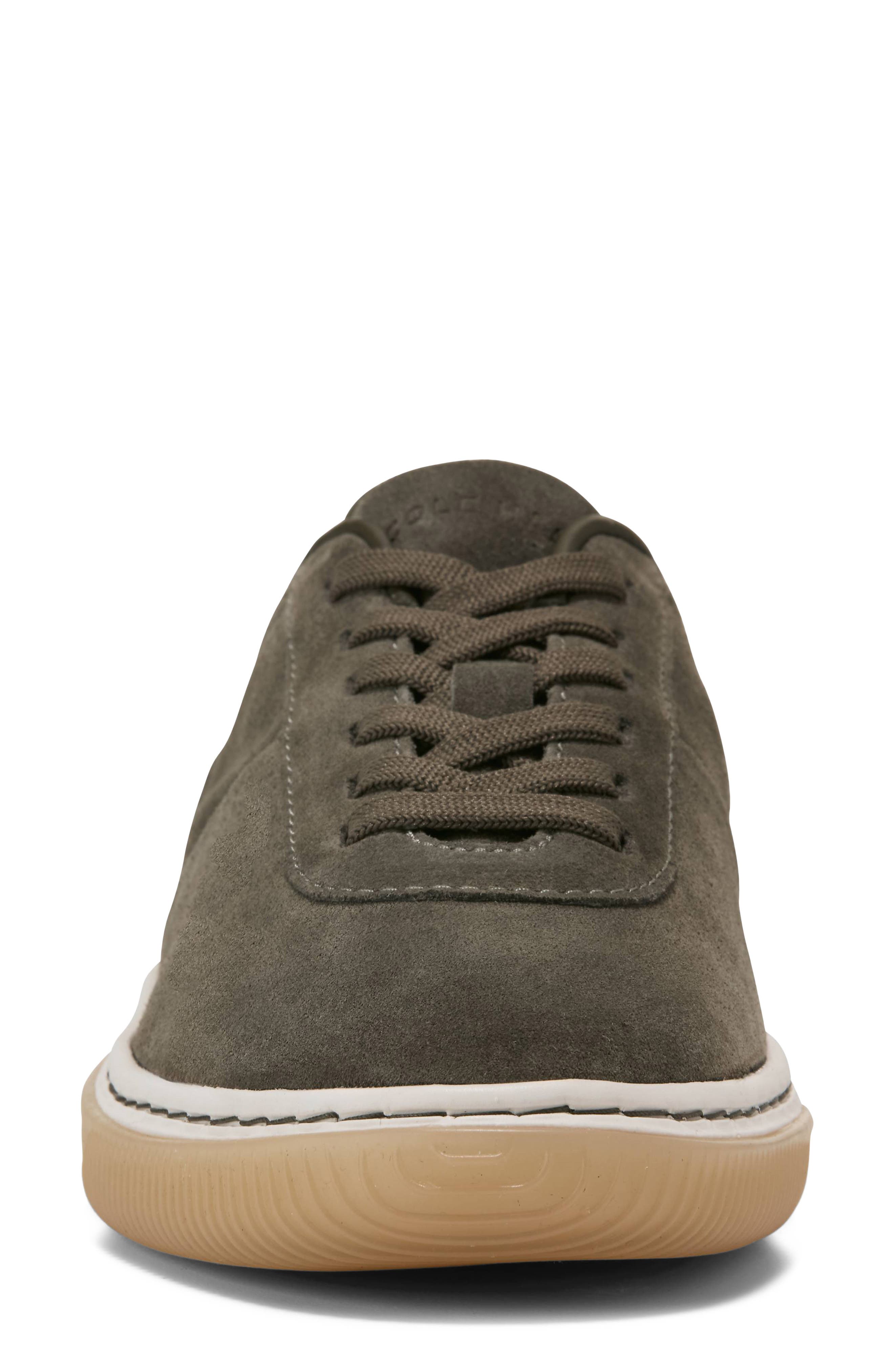 GrandPro Packwell Leather Sneaker, Alternate, color, DEEP OLIVE SUEDE / NATURAL GUM