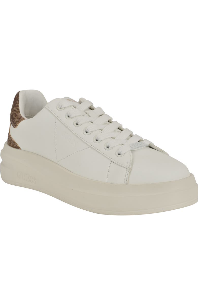GUESS Elbina Sneaker, Main, color, White