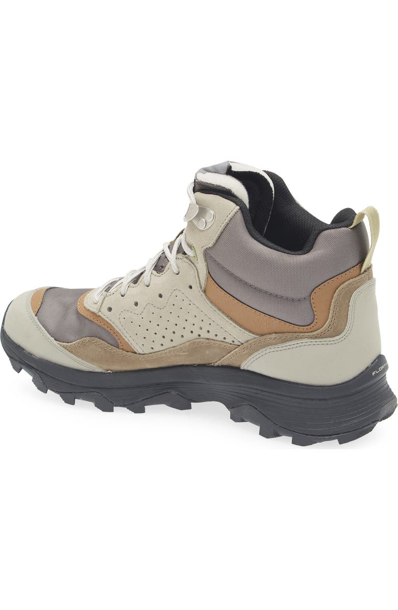 Merrell Speed Solo Mid Waterproof Hiking Boot, Alternate, color, Fog