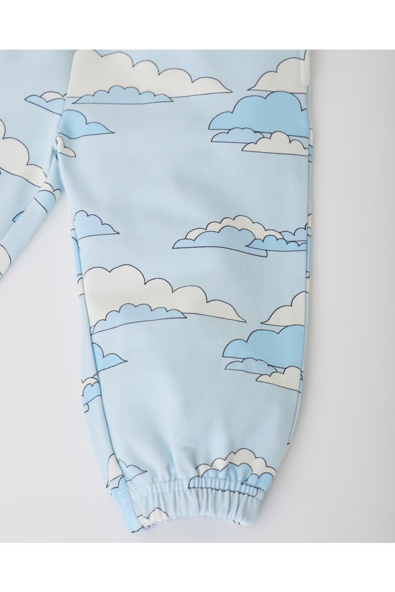 French Terry Jogger, Alternate, color, Blue Clouds