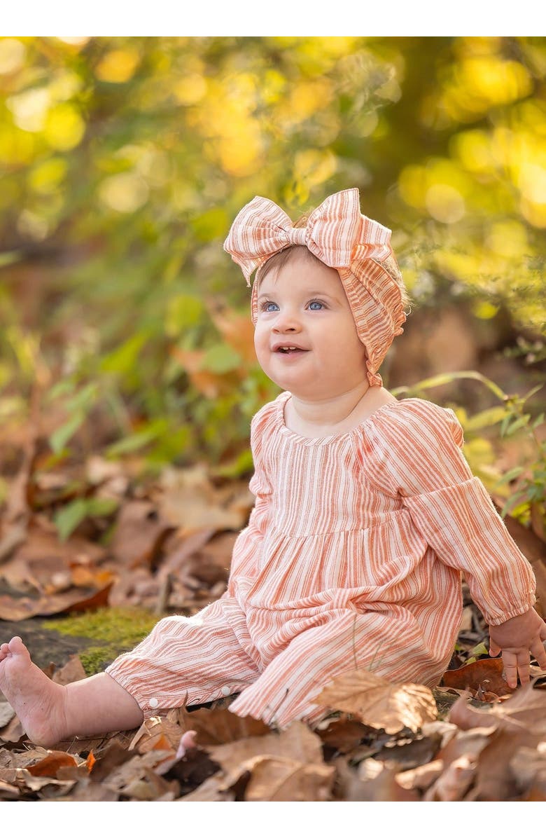 Mabel + Honey Claire Romper, Alternate, color, Orange