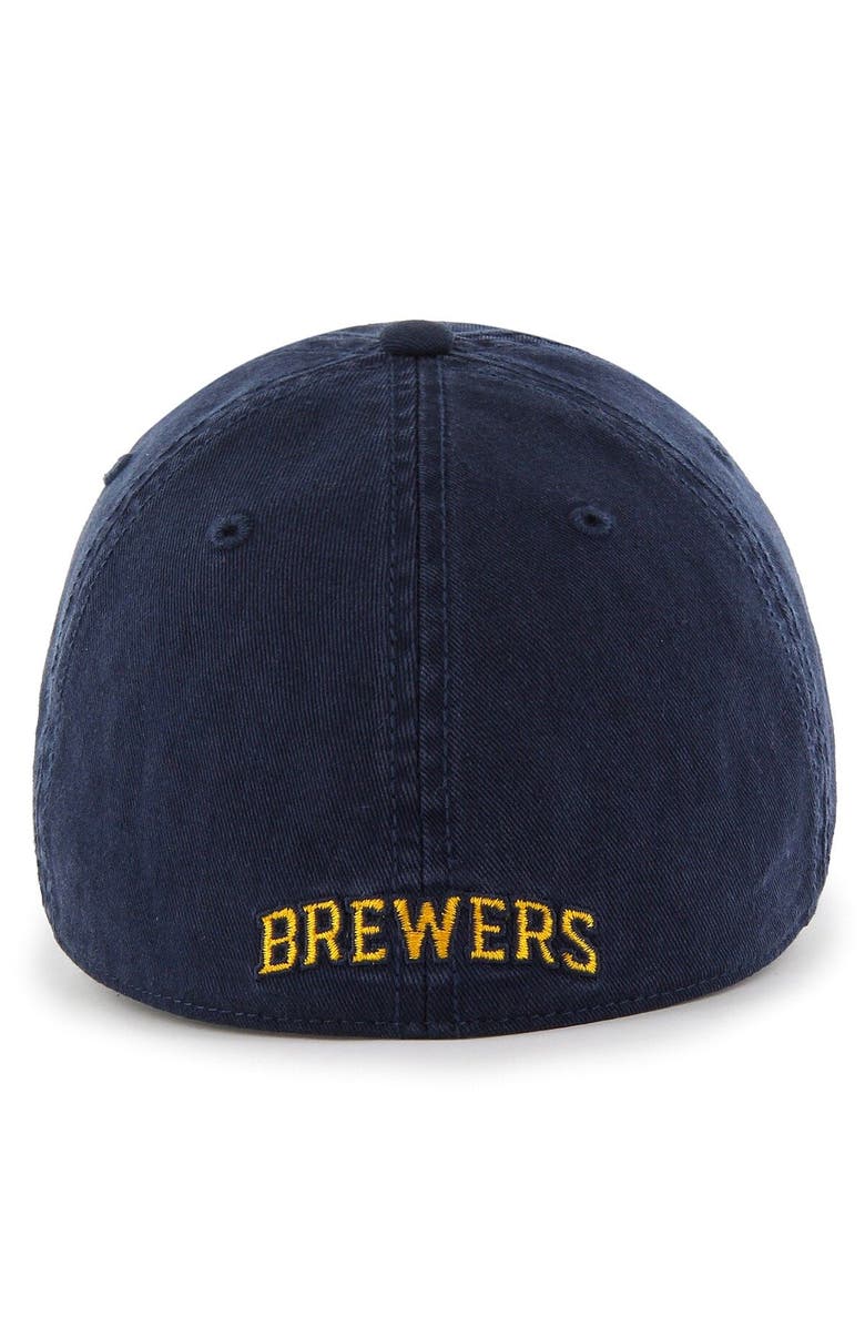 '47 Men's '47 Navy Milwaukee Brewers Franchise Logo Fitted Hat, Alternate, color, Navy