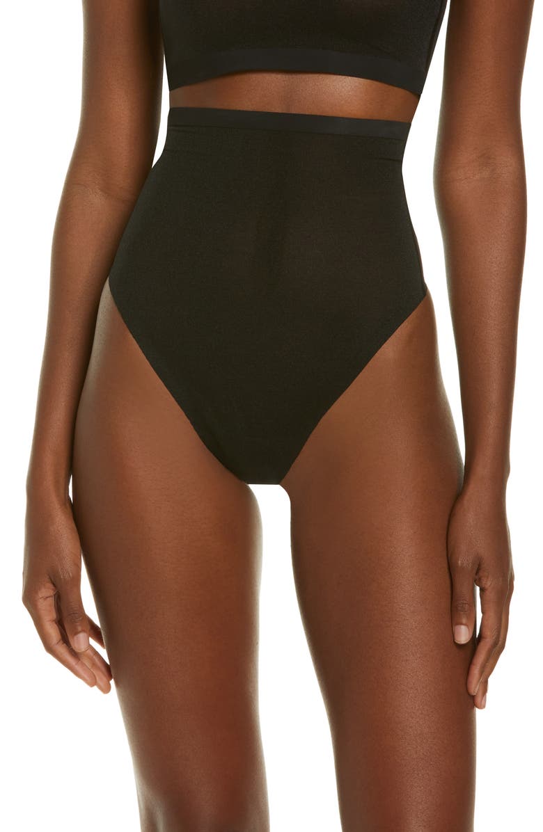 SKIMS Sheer Sculpt High Waist Thong, Main, color,