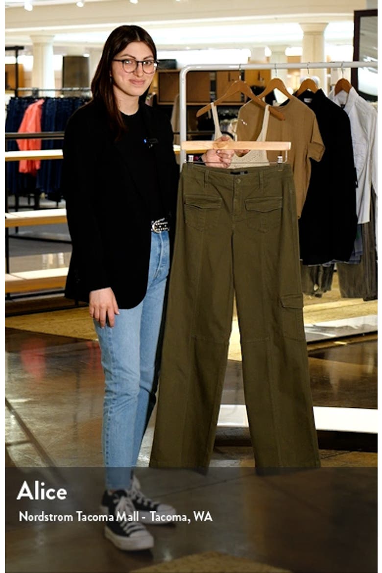 Wide Leg Cargo Pants video