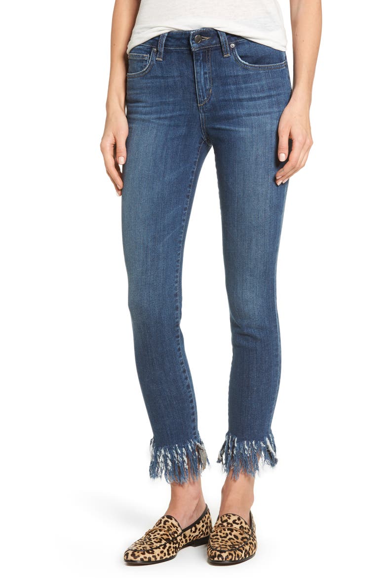 Icon Ankle Skinny Jeans, Main, color, FERRA