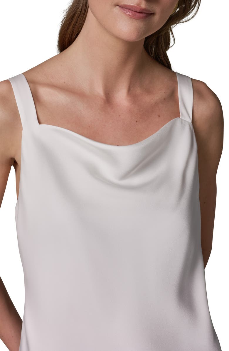 Donna Karan New York Cowl Neck Sleeveless Top, Alternate, color, Cream