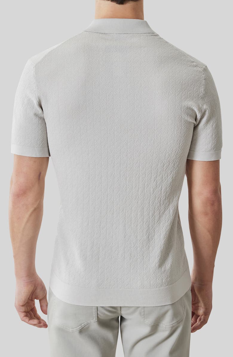 Robert Barakett Halric Polo Sweater, Alternate, color, Swan