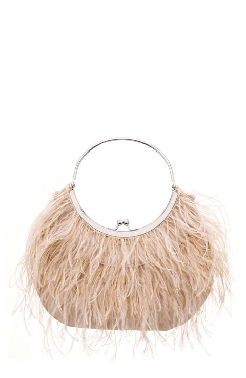 Splash Feather Handbag