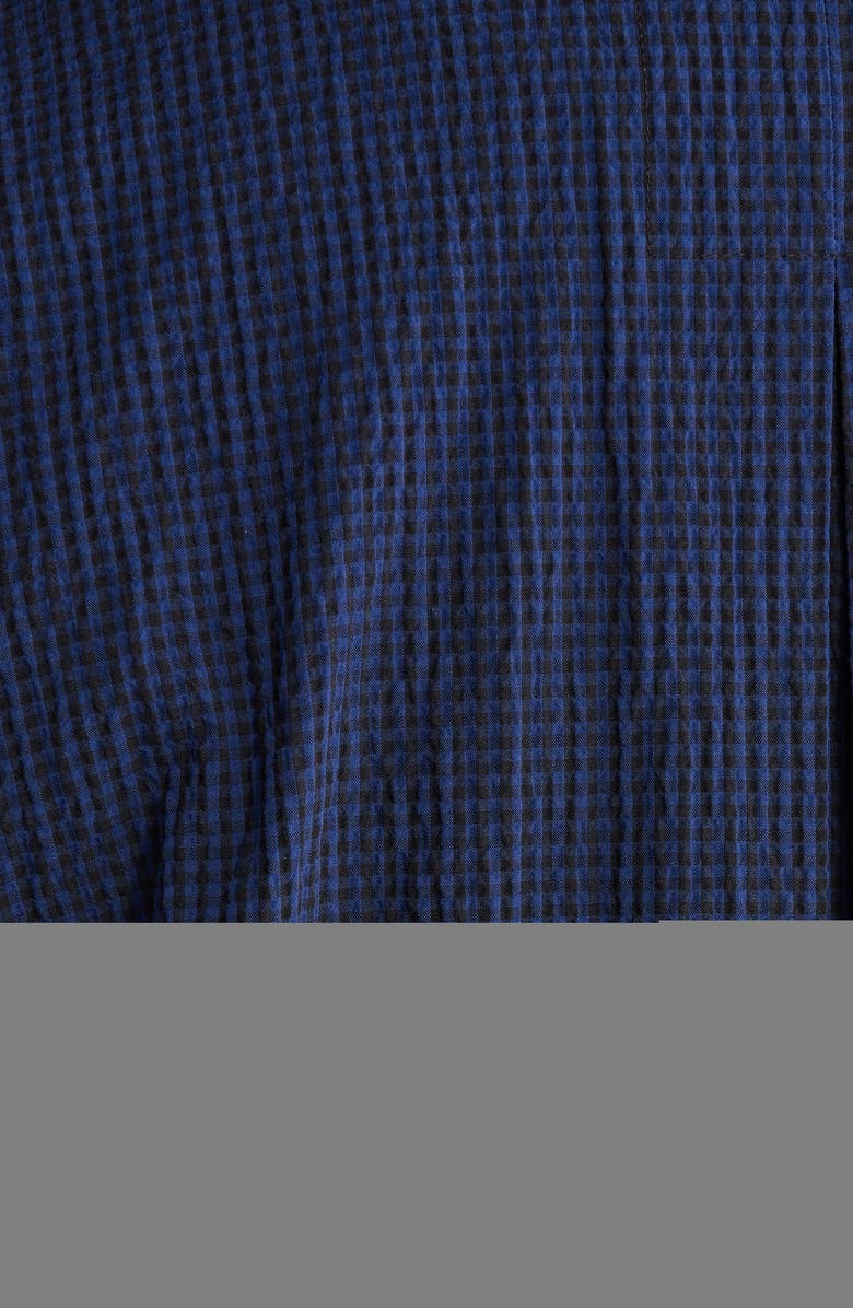Eileen Fisher Classic Seersucker Shirt Jacket, Alternate, color, Deep Dive