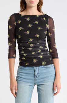 AFRM LOS ANGELES Anahi Mesh Top