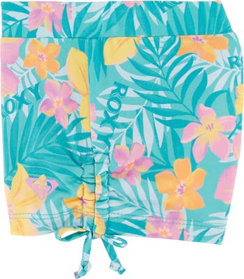 Floral Long Sleeve Two-Piece Rashguard Swimsuit