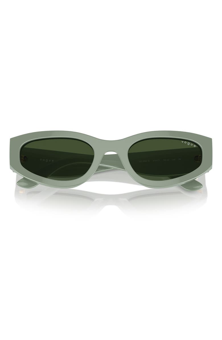 VOGUE 54mm Cat Eye Sunglasses, Alternate, color, Green