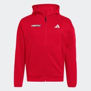 adidas Men's adidas Red Louisville Cardinals Z.N.E Full-Zip Hoodie