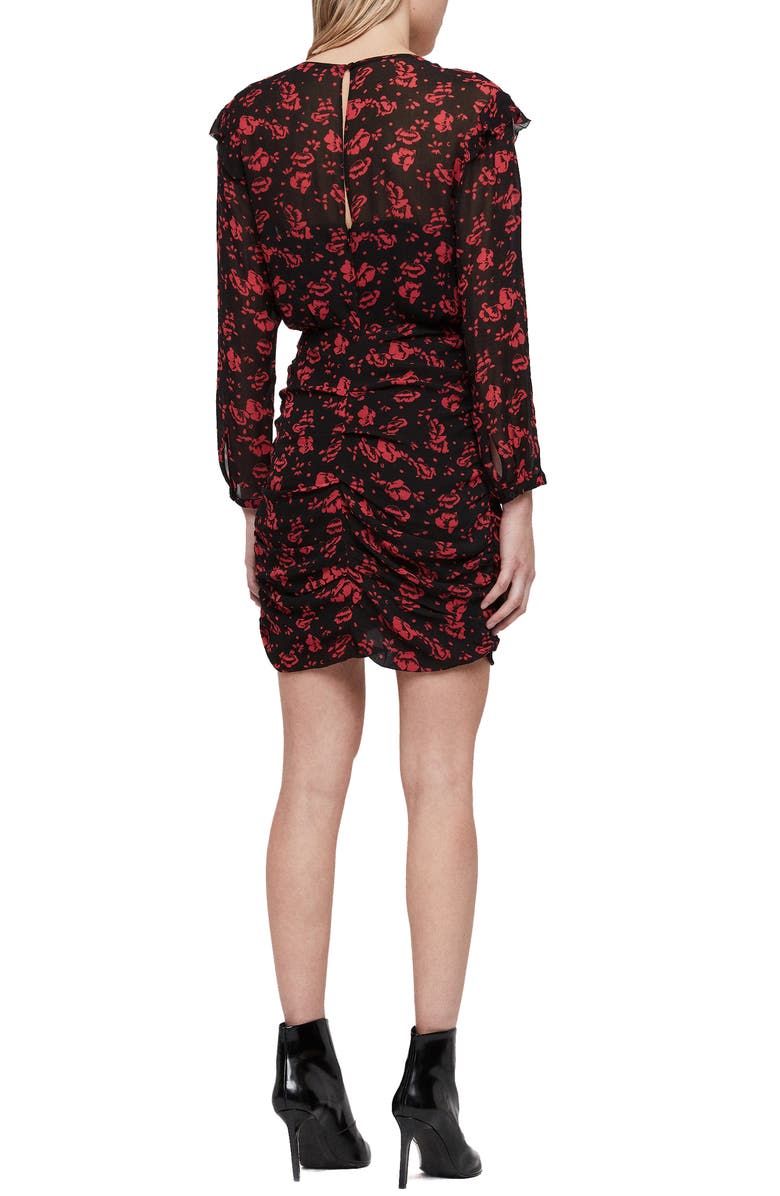 AllSaints Harlow Eira Print Dress, Alternate, color, 