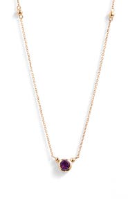 Anzie Bonheur Birthstone Pendant Necklace