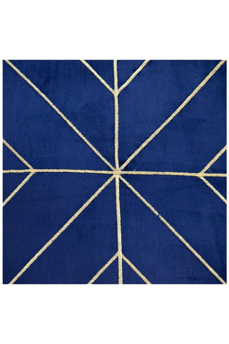 Zella Throw Pillow, Alternate, color, BLUE