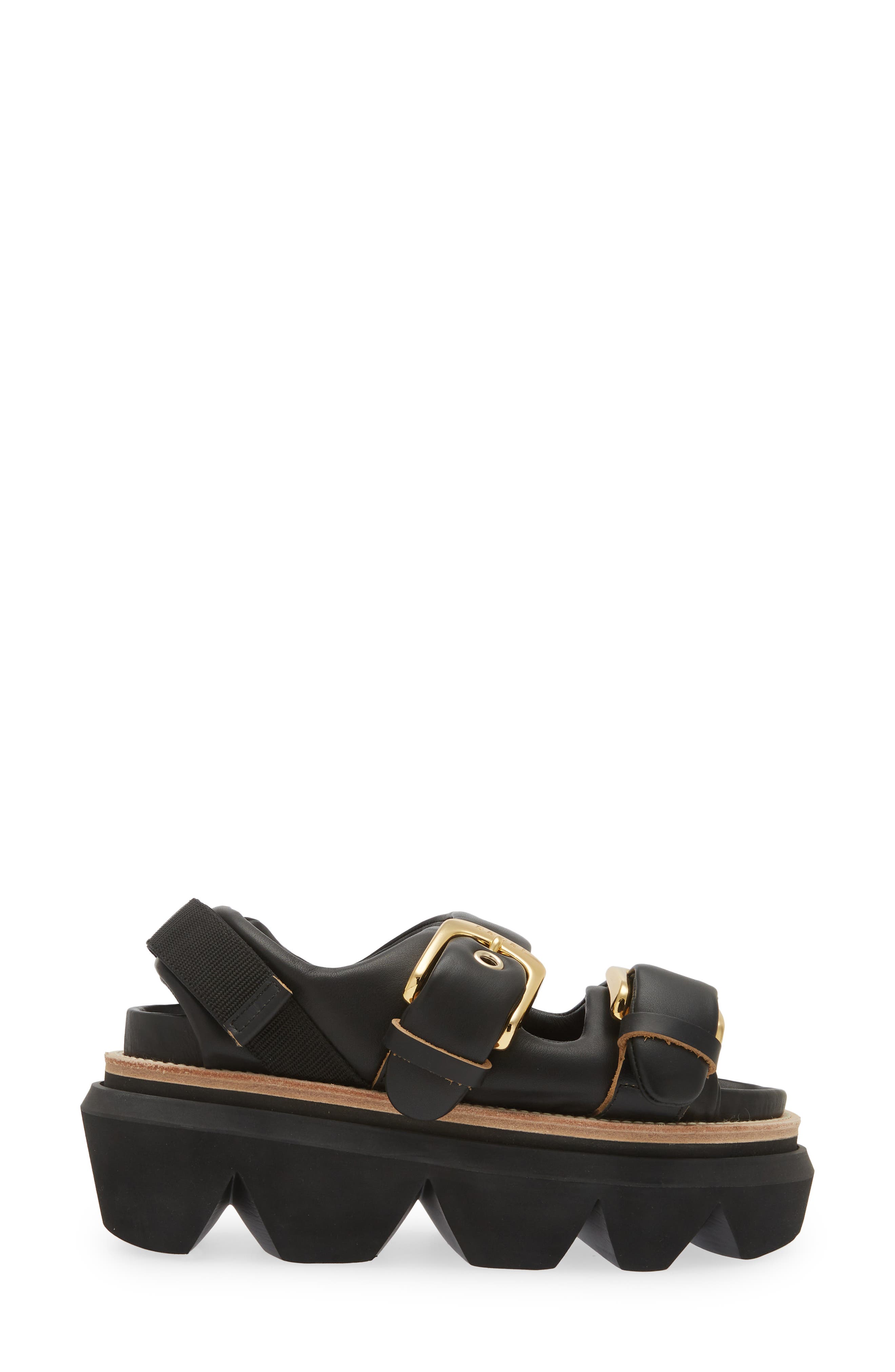 Sacai Belt Sandal, Alternate, color, 