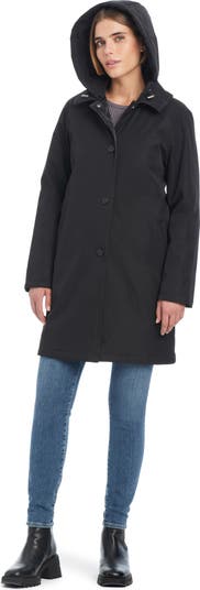 Kate Spade New York water resistant raincoat with removable hood Nordstrom