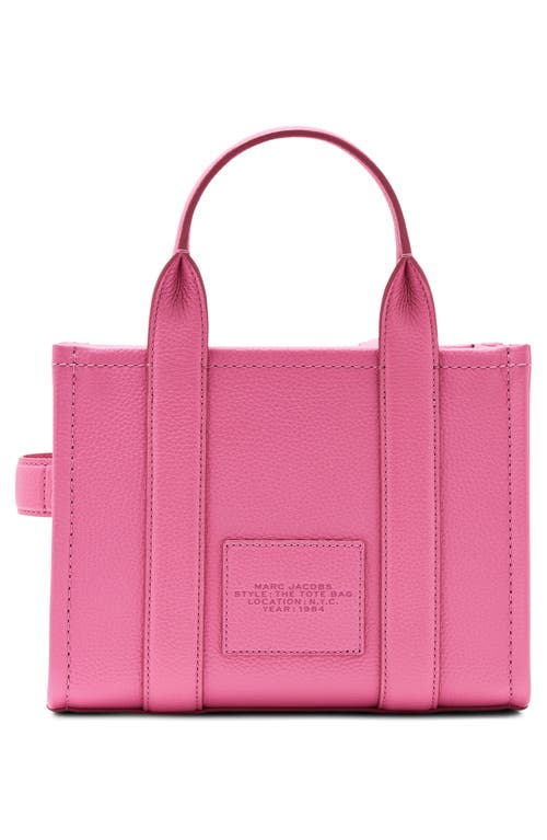 Marc Jacobs The Leather Small Tote Bag In Bow Pink