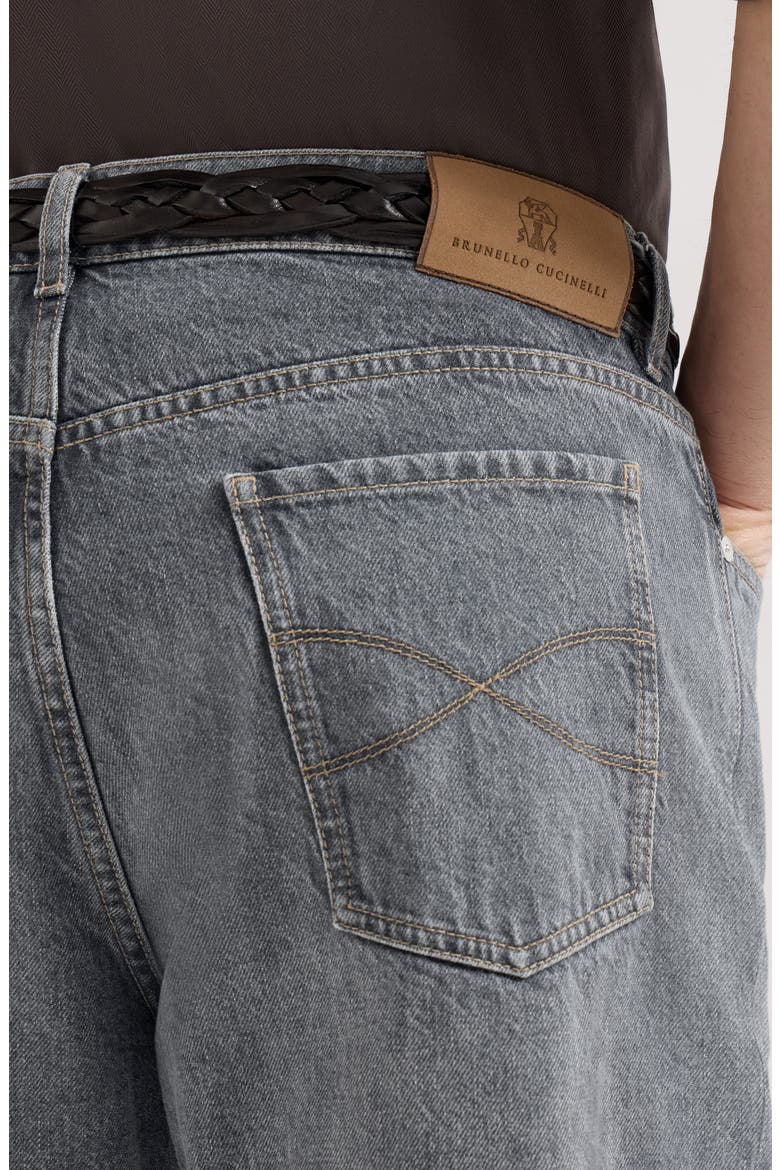 Greyscale denim trousers, Alternate, color, Medium Grey