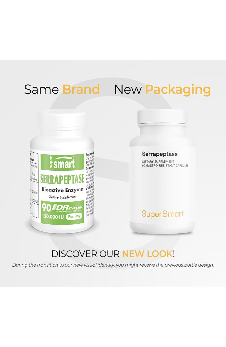 SuperSmart Serrapeptase 120000IU, Alternate, color, NO COLOR