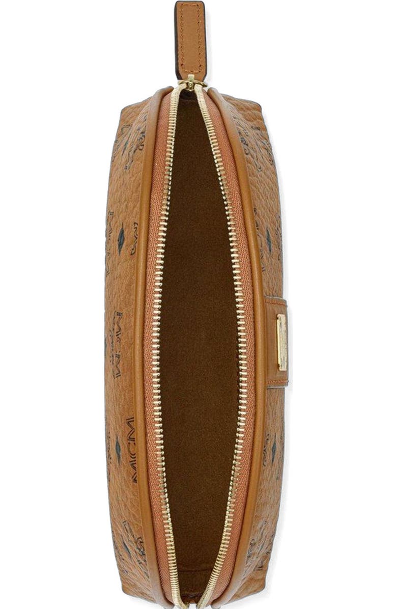 MCM Aren Cosmetic Pouch in Visetos, Alternate, color,