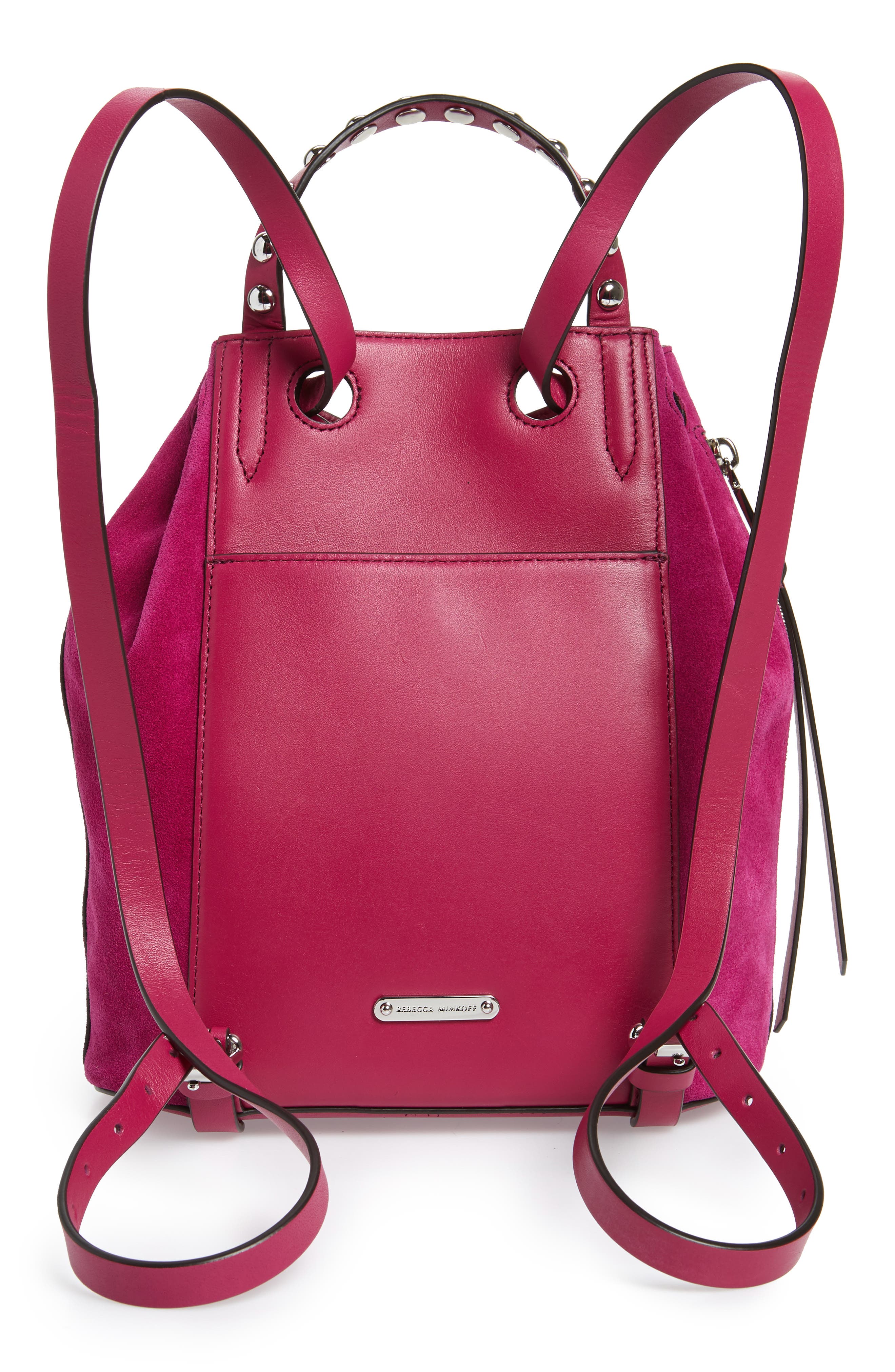 Rebecca Minkoff Small Blythe Leather Backpack, Alternate, color, 