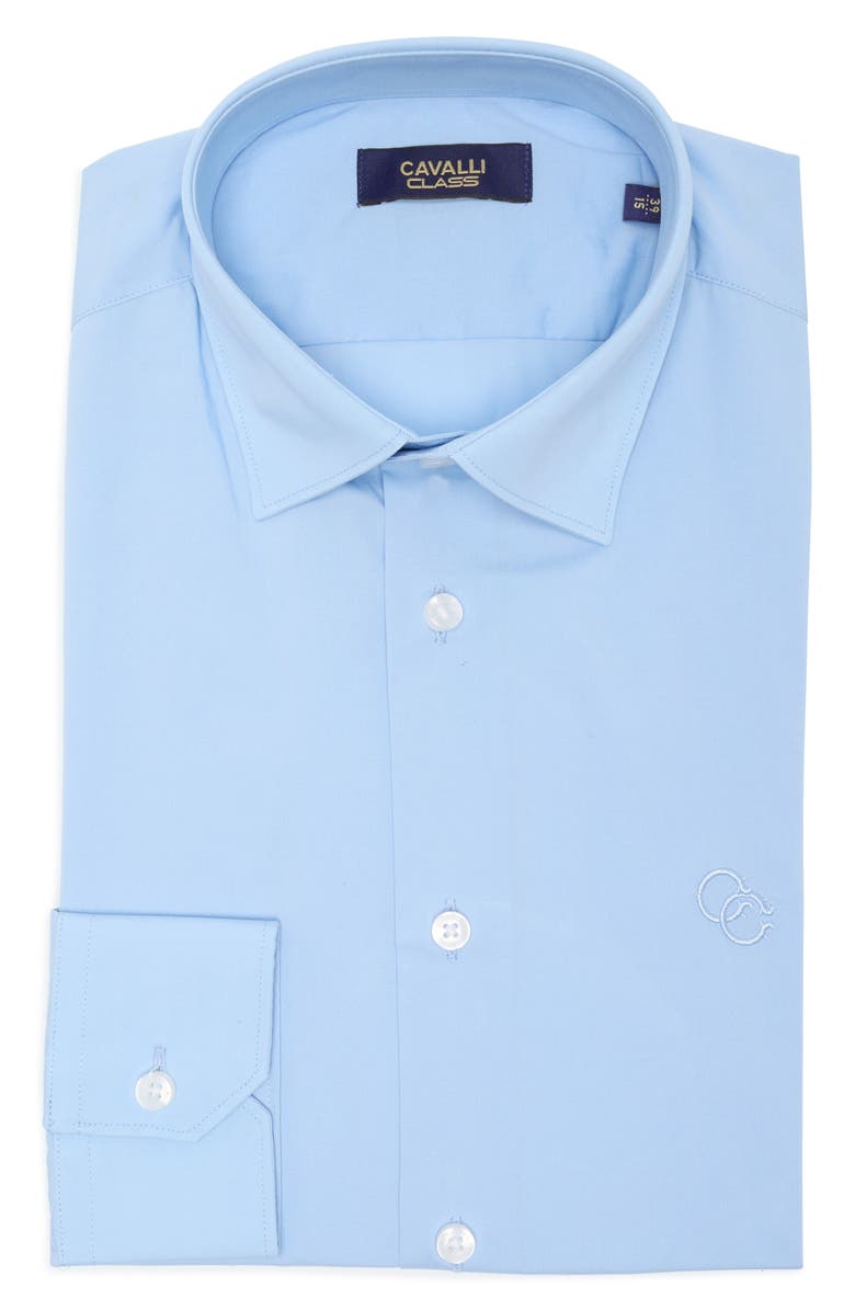 Cavalli Class Slim Fit Stretch Cotton Dress Shirt, Alternate, color, 